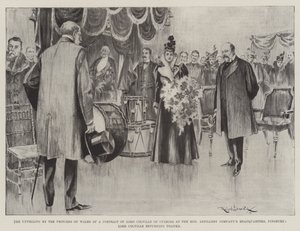 The Unveiling by the Princess of Wales of a Portrait of Lord Colville of Culross at the Honourable Artillery Company
